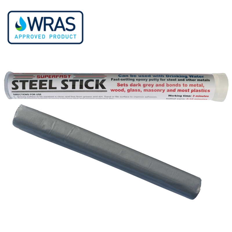 Superfast Steel Epoxy Putty Stick - Fast Metal, Steel & Iron Repair